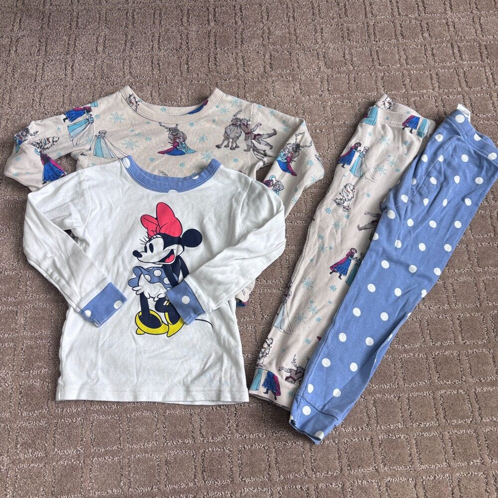 Baby Gap Disney Minnie Mouse Frozen 2-Piece PJ Set Girls Long Sleeve Pants